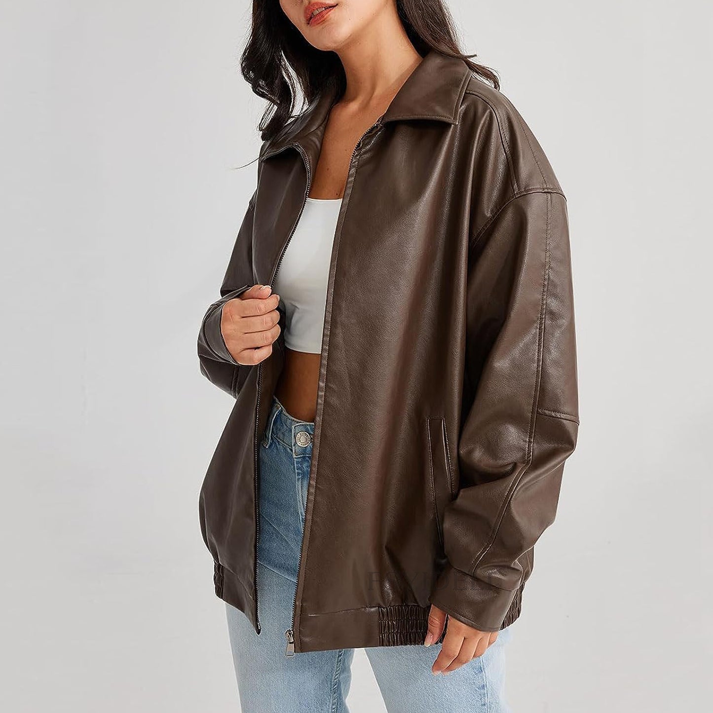 Leren Vintage Bomber Jack
