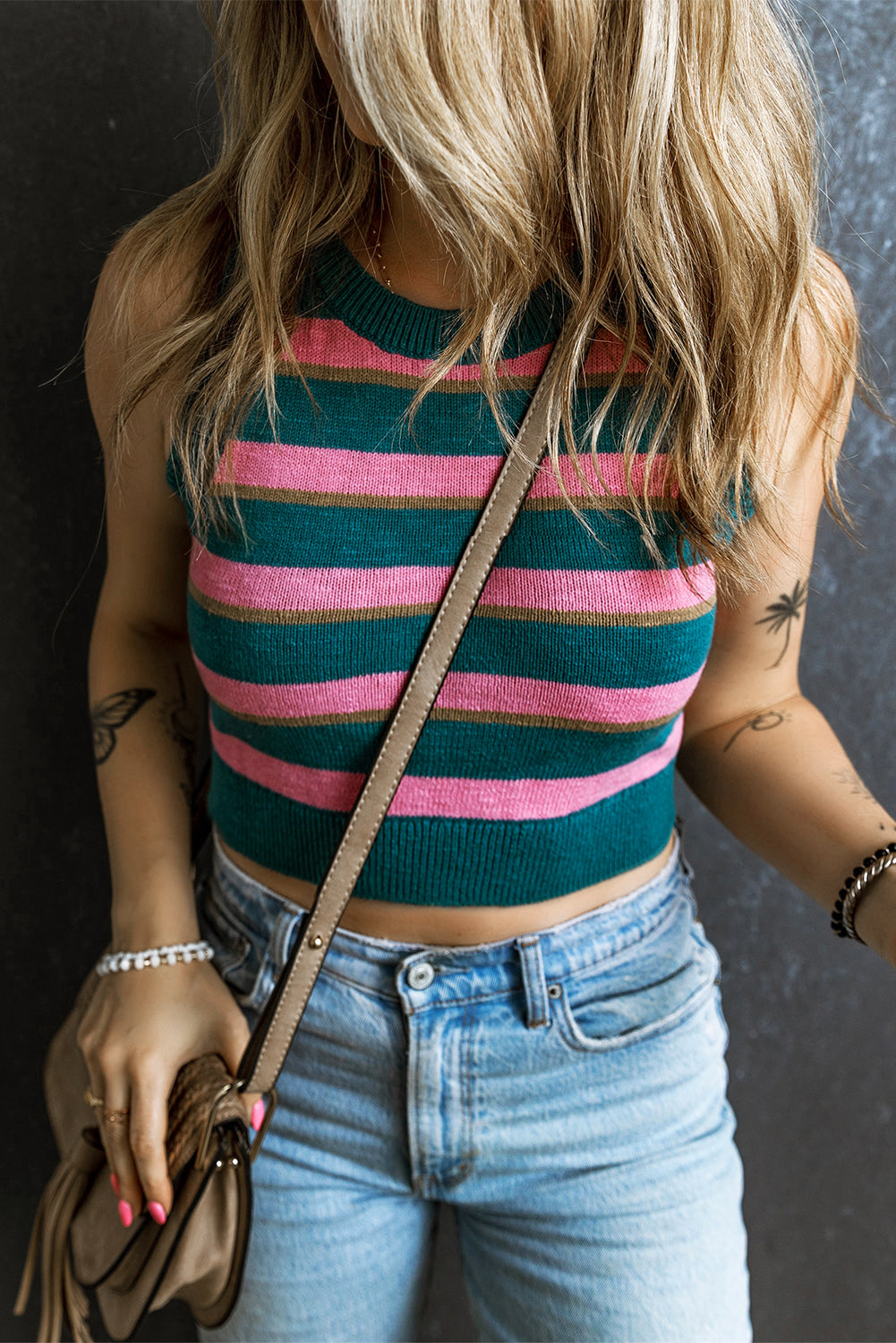 Kayhlee Gebreide Top