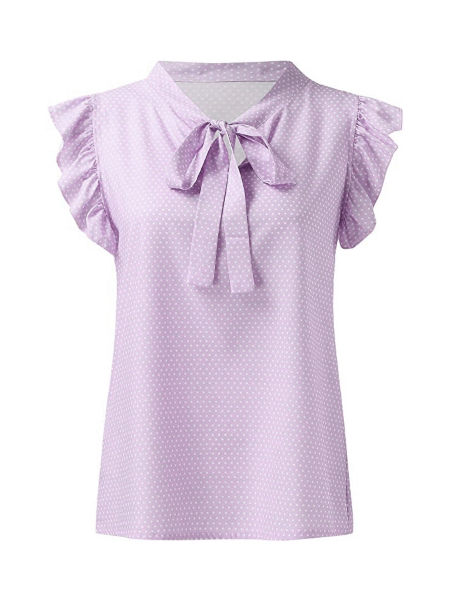 Liliane Vintage-Inspired Stippenblouse