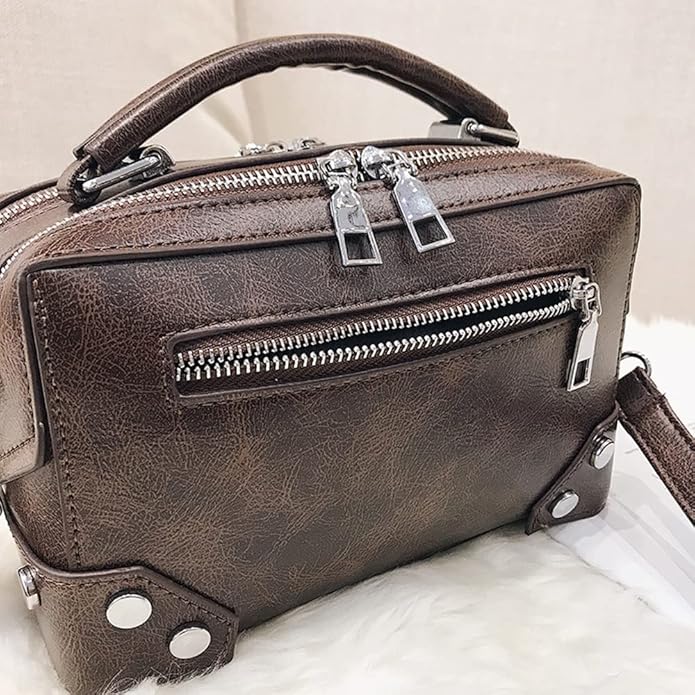 Terina Vintage Leren Schoudertas
