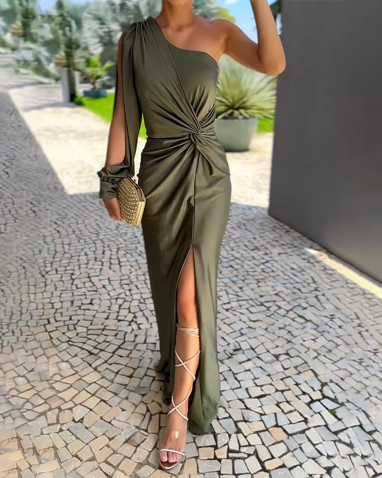 Nelia Elegante Maxi Jurk