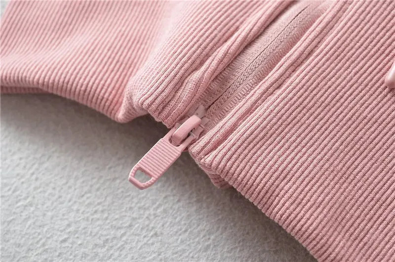 Trendy Hoodievest met Ritssluiting