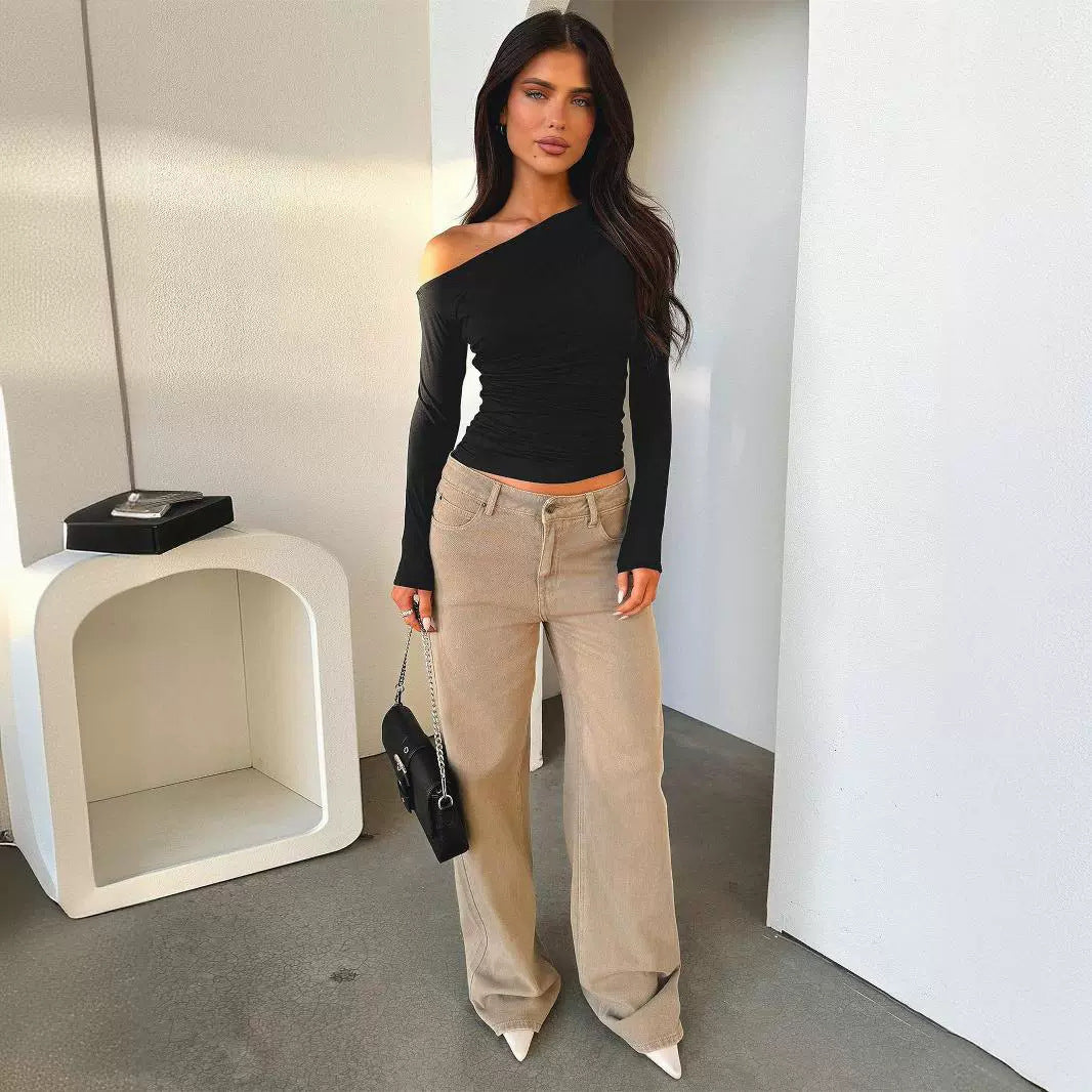 Vivienne Off-Shoulder Top met Elegante Flair