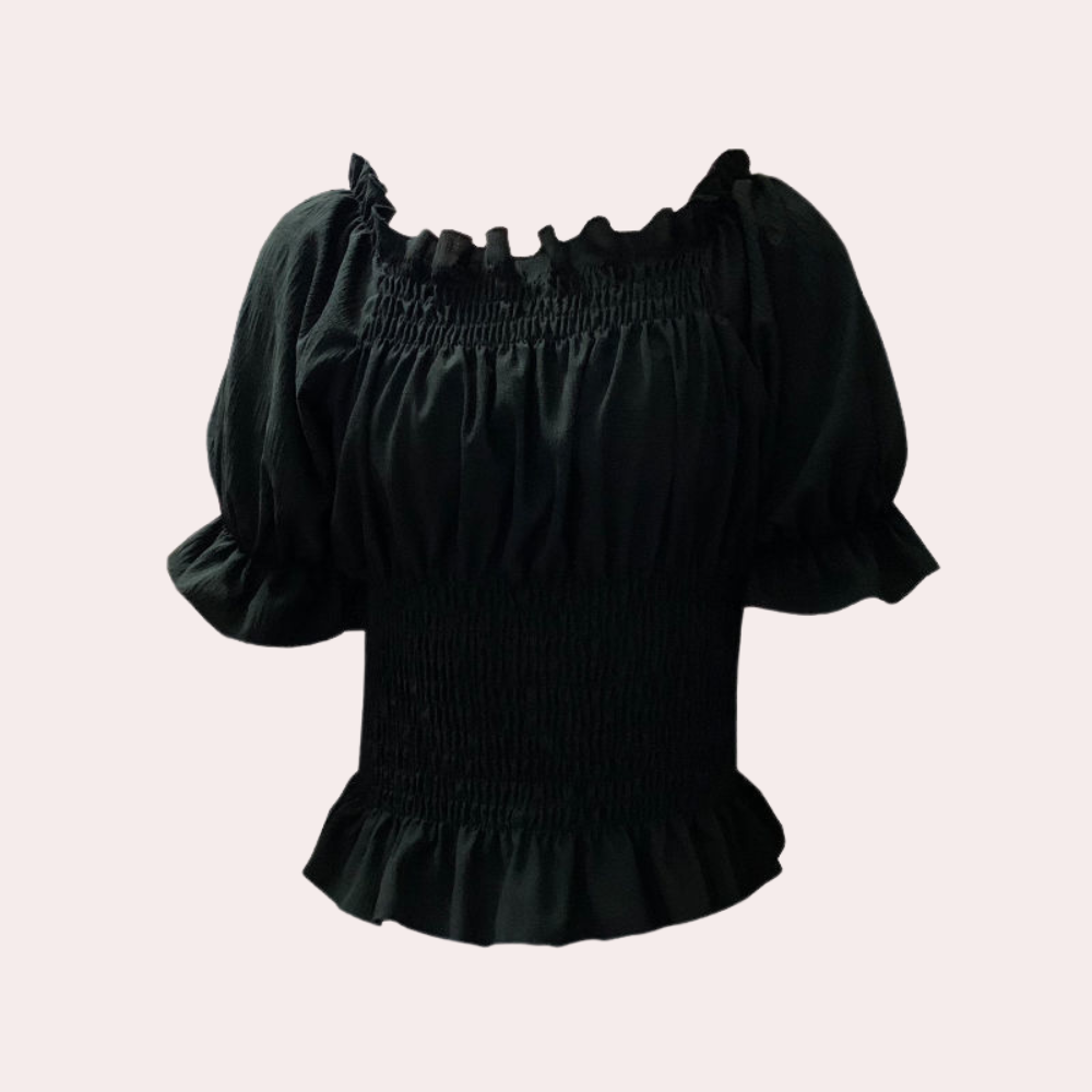 Mirelle Zomerblouse met Pofmouwen