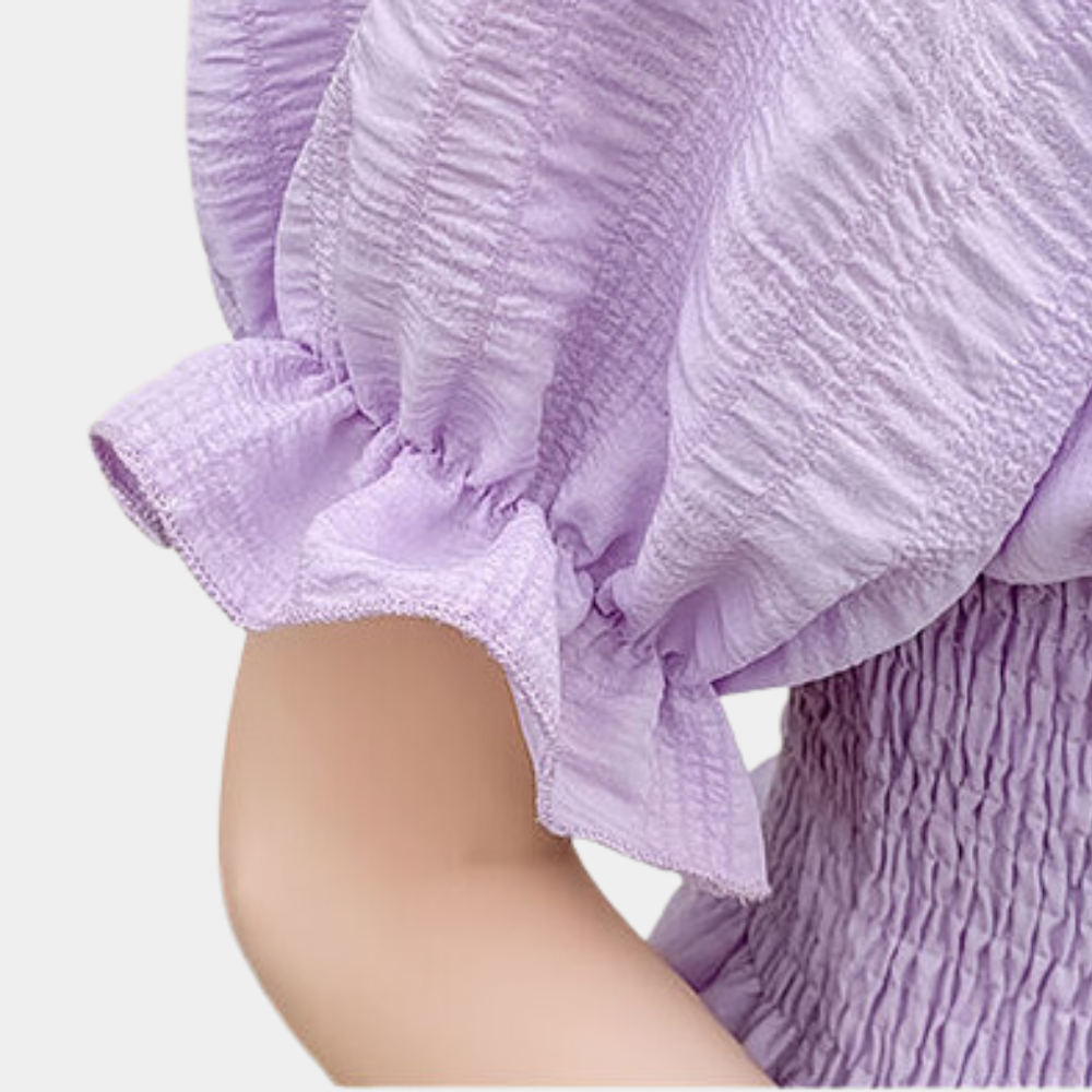 Mirelle Zomerblouse met Pofmouwen