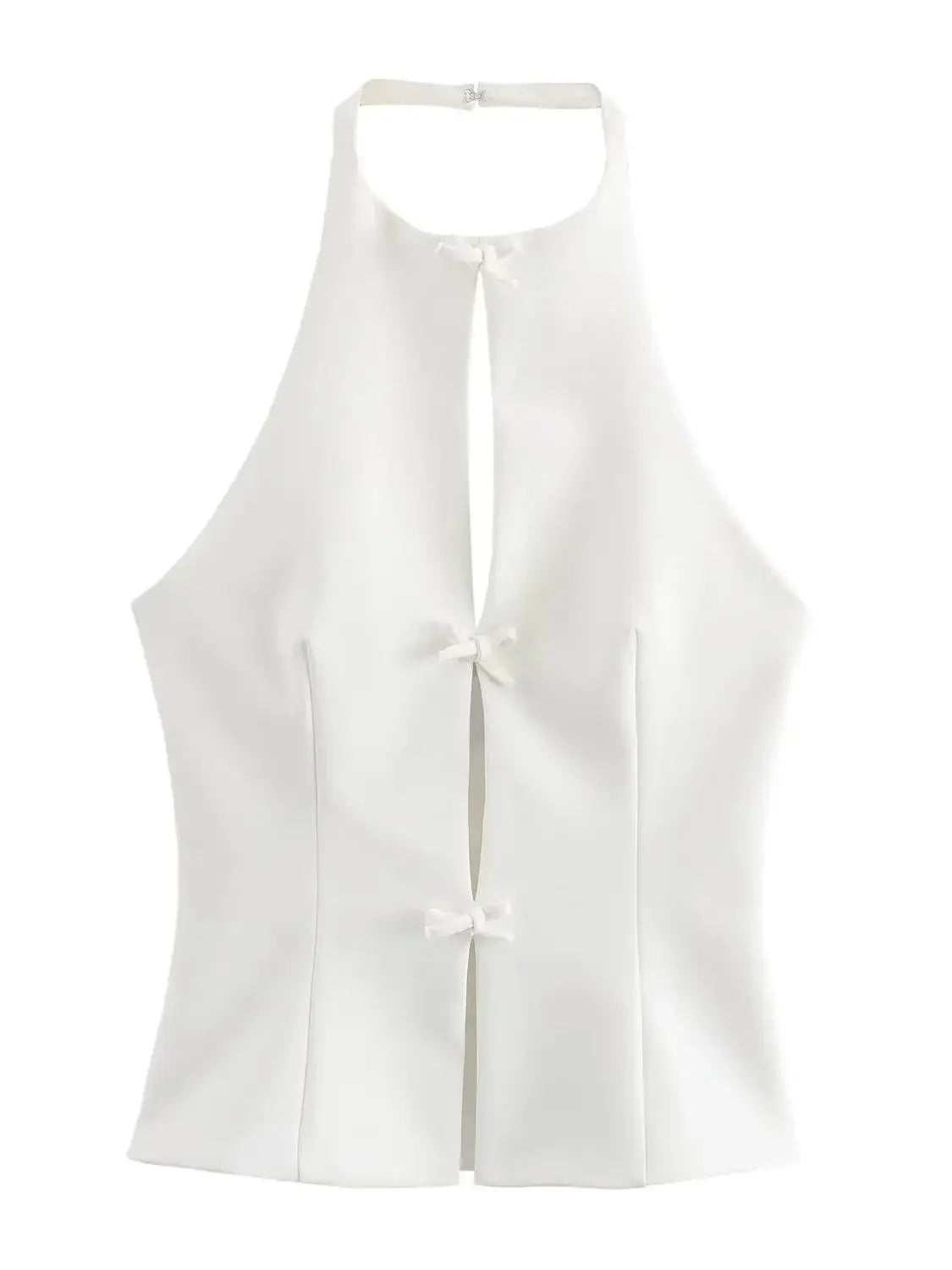 Eléa Strik Halter Backless Top & Skirt Set