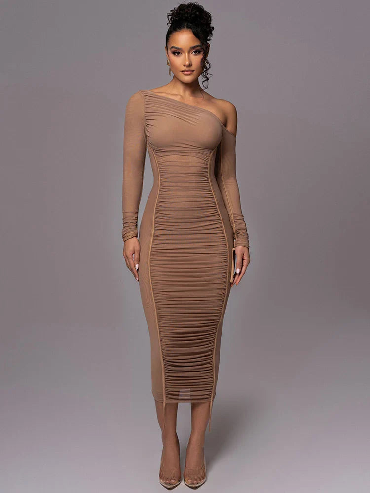 Nina Elegante Midi Jurk