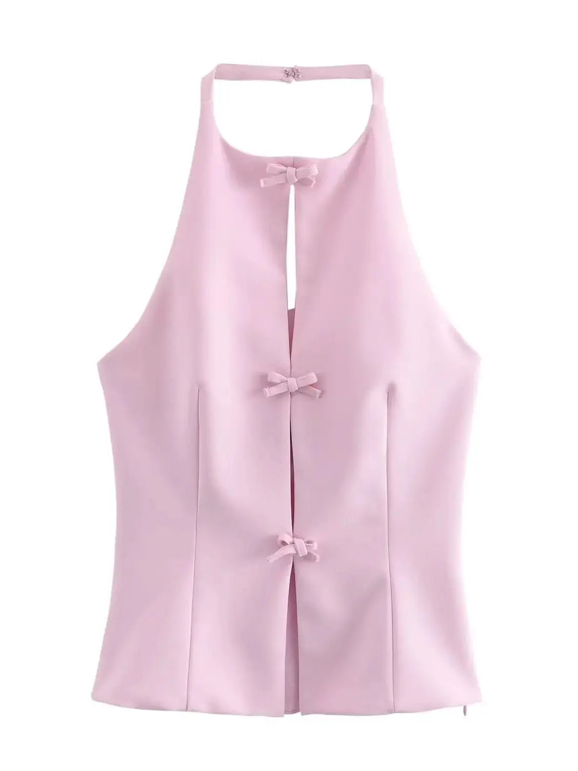 Eléa Strik Halter Backless Top & Skirt Set
