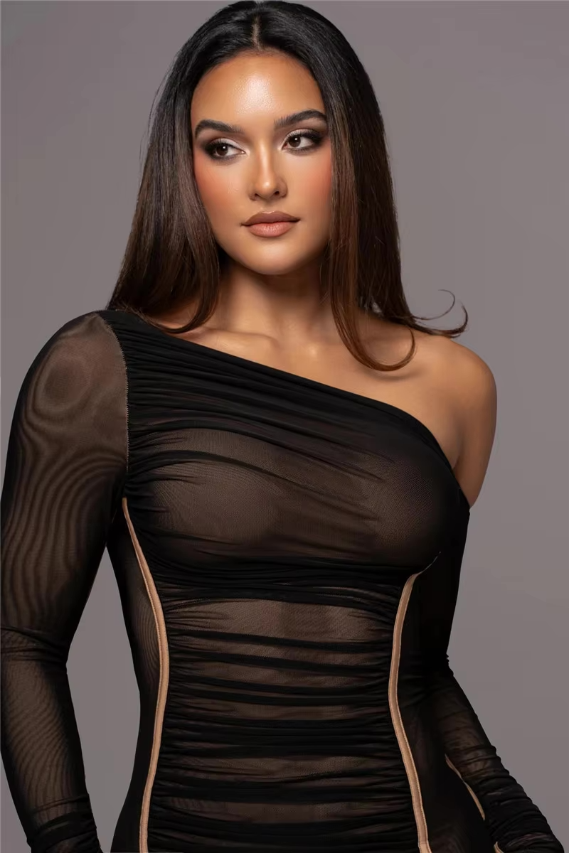 Nina Elegante Midi Jurk