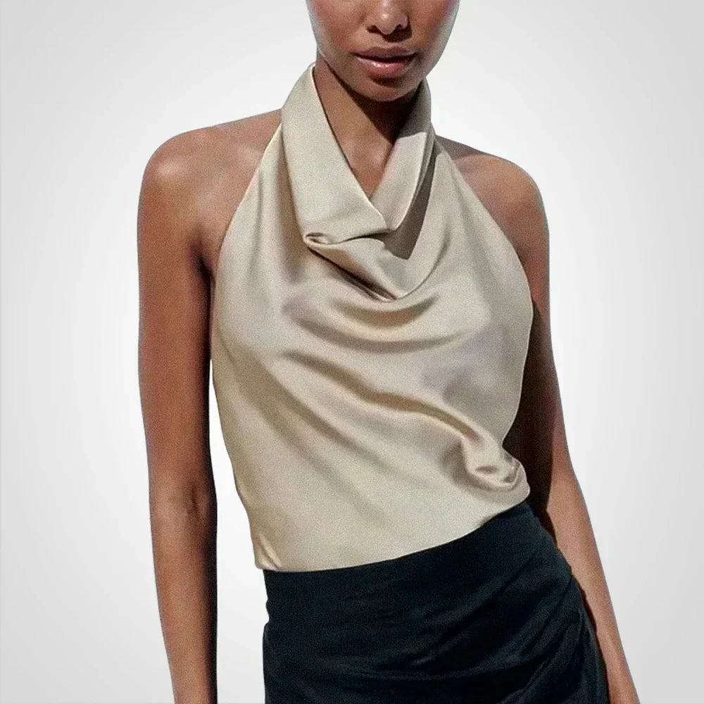 Elodia Satin Glow Top