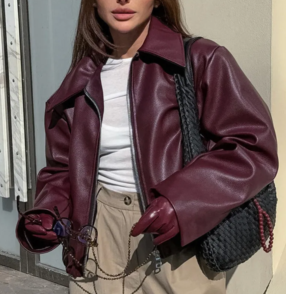 Zipper Leren Jas