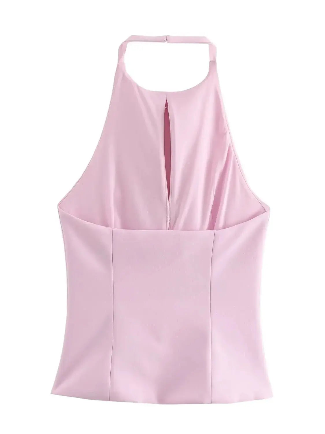 Eléa Strik Halter Backless Top & Skirt Set