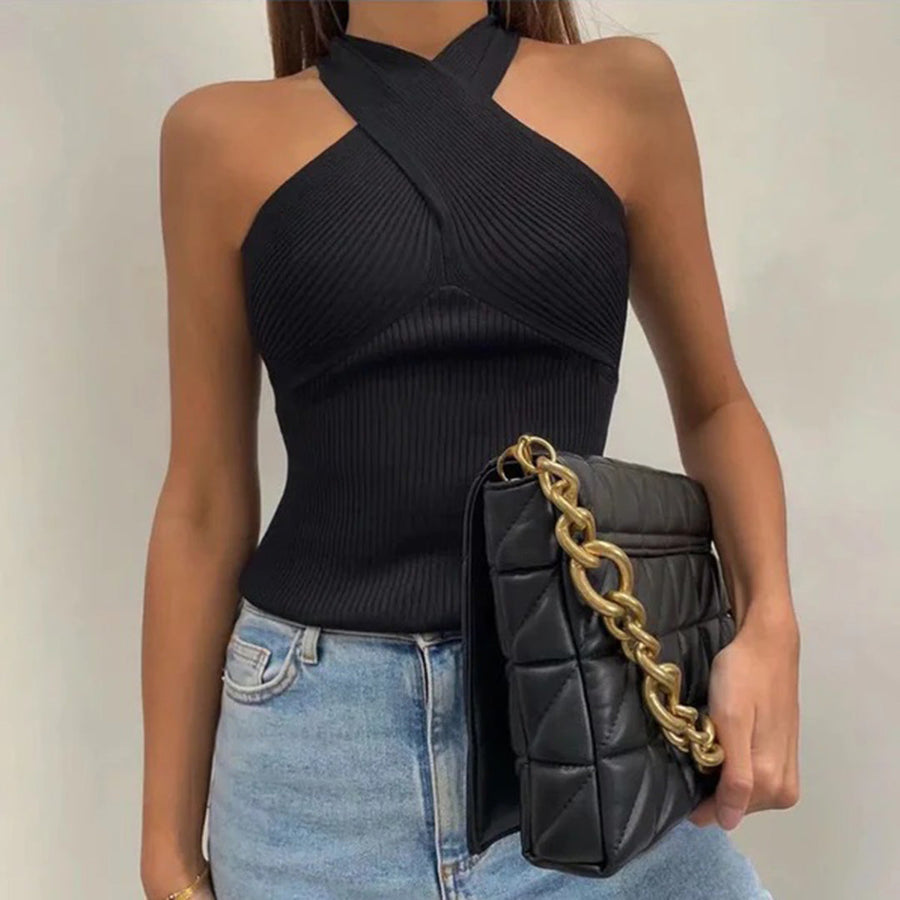 Soraya Zwarte Top
