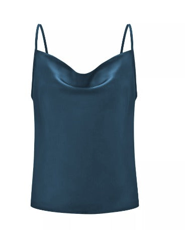 Satijnen Camisole met Luxe Drape