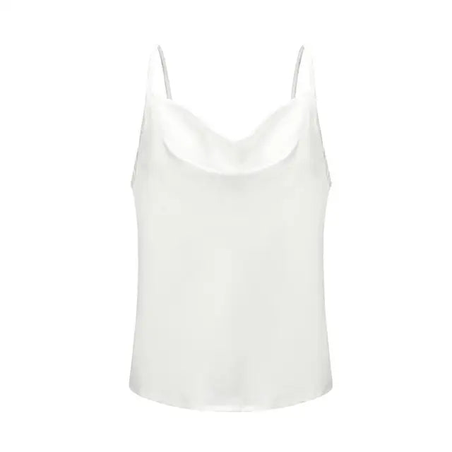 Satijnen Camisole met Luxe Drape
