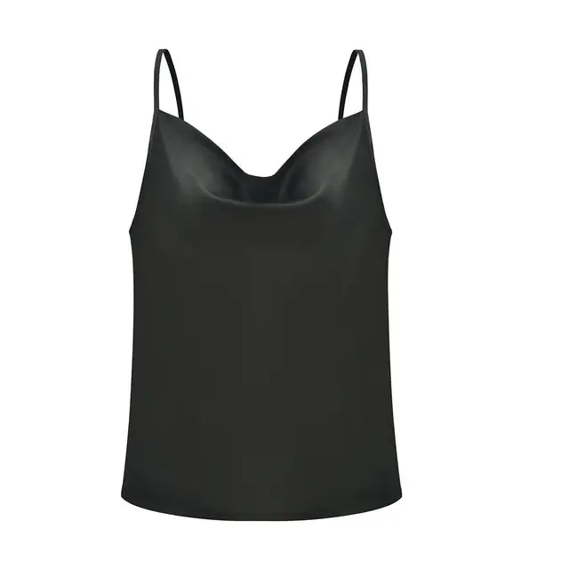 Satijnen Camisole met Luxe Drape