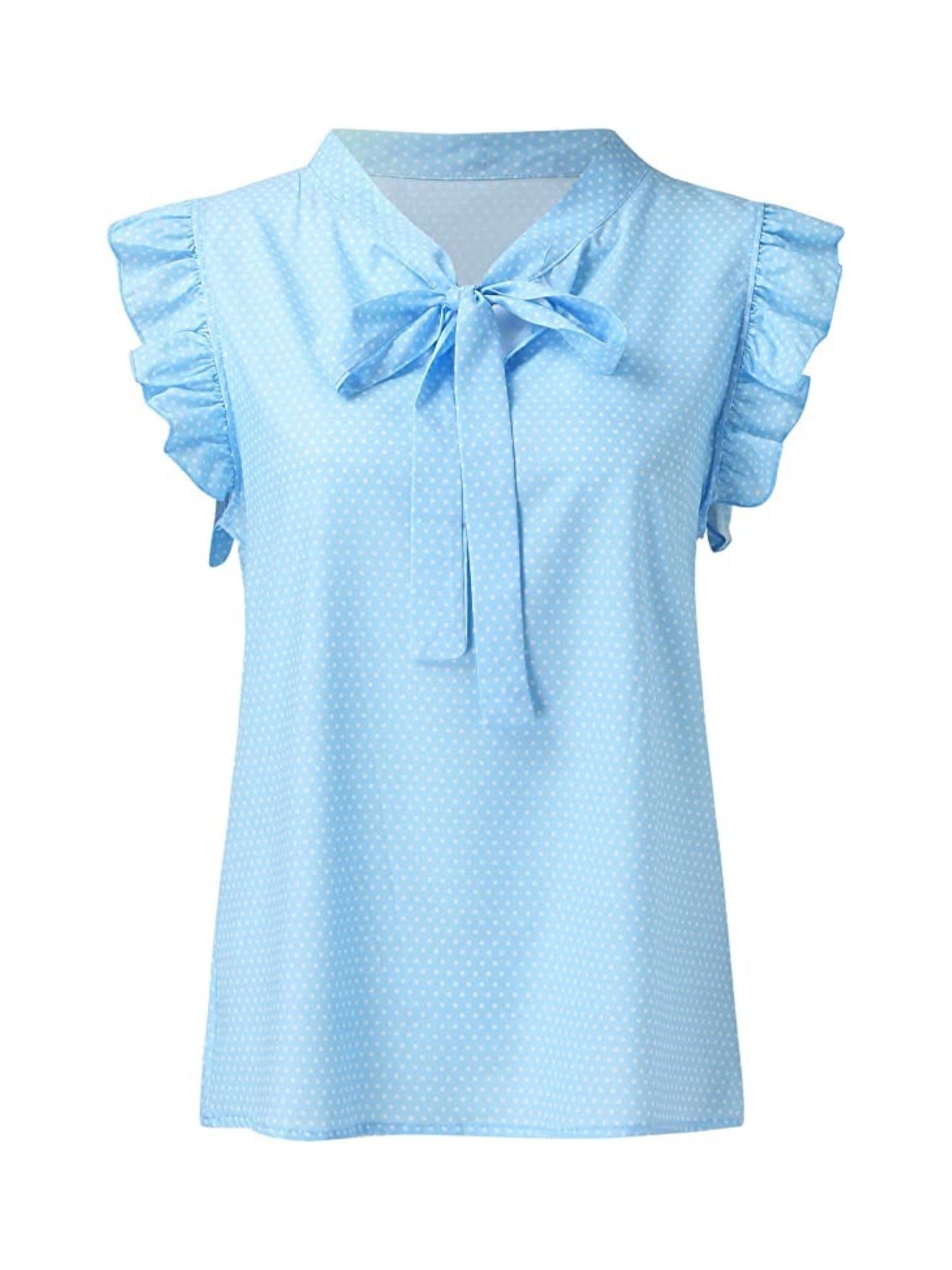 Liliane Vintage-Inspired Stippenblouse