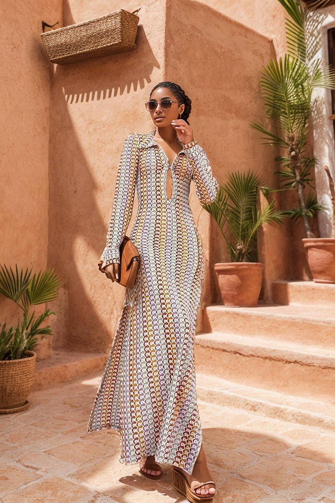 Lizz Elegante Overslag Jurk
