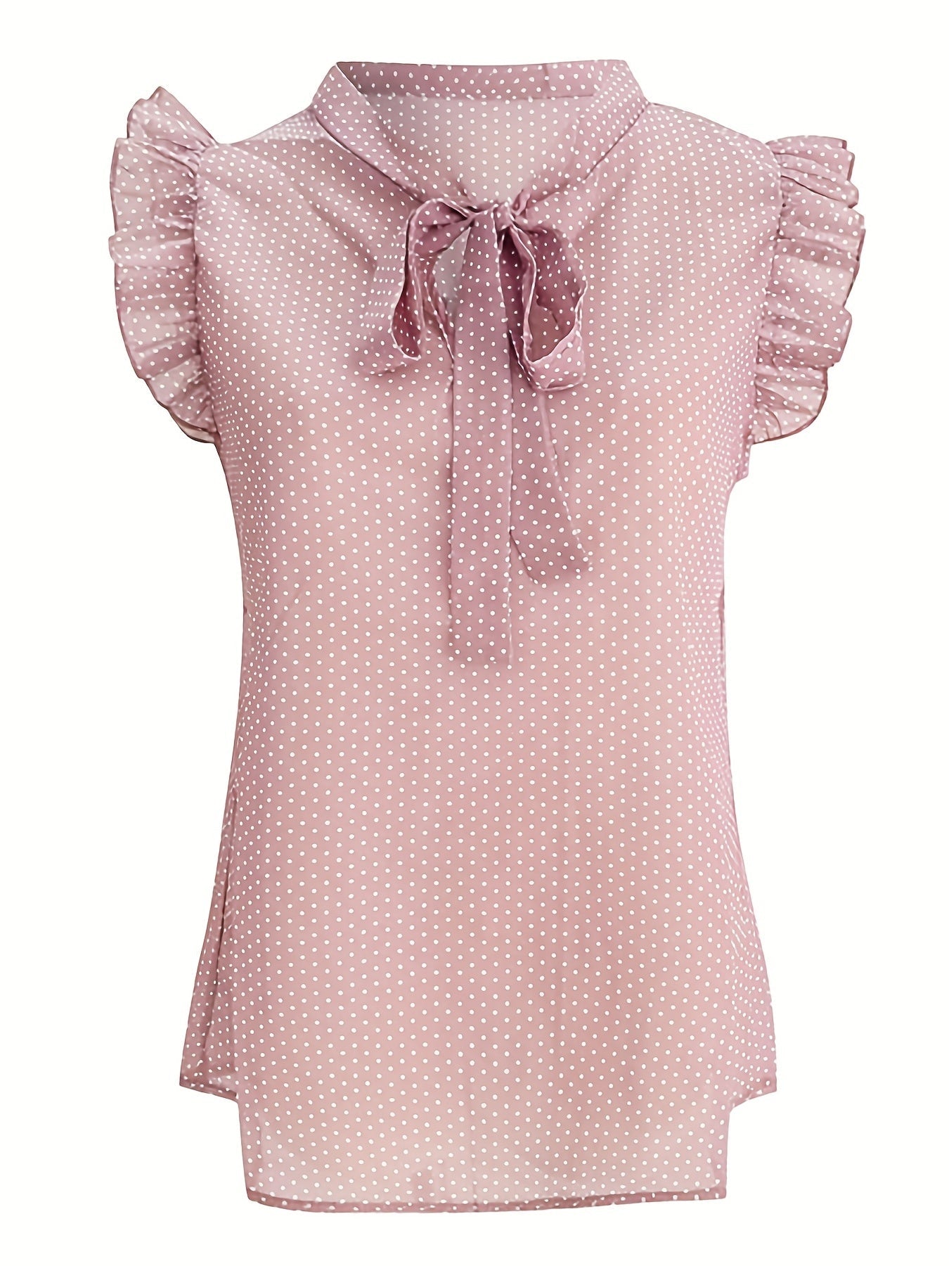 Liliane Vintage-Inspired Stippenblouse