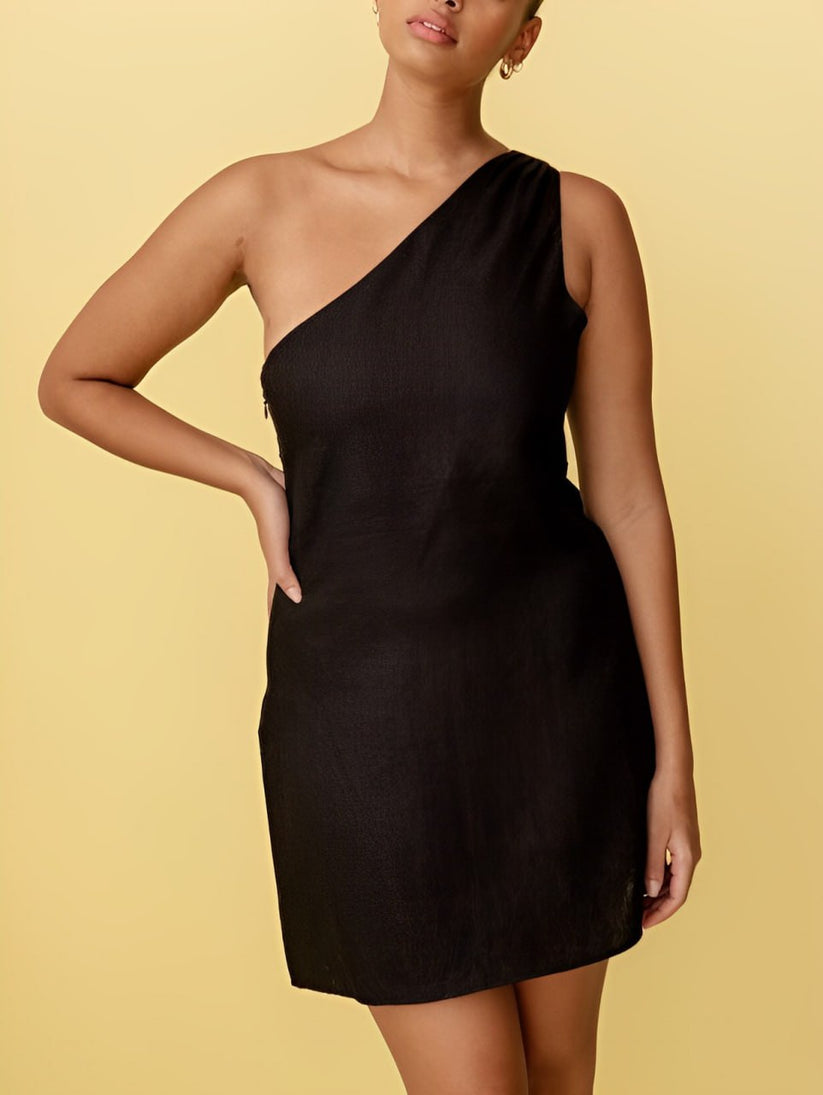Aveline – One-Shoulder Zomerjurk