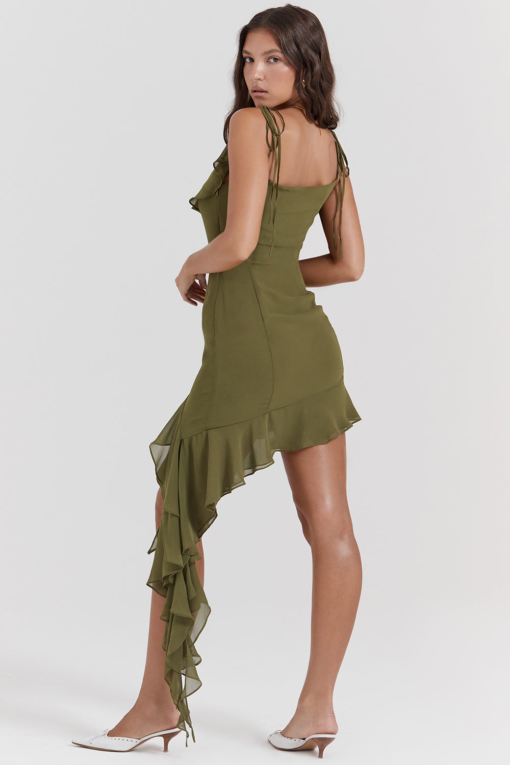 RiRi Mini Jurk met Ruches