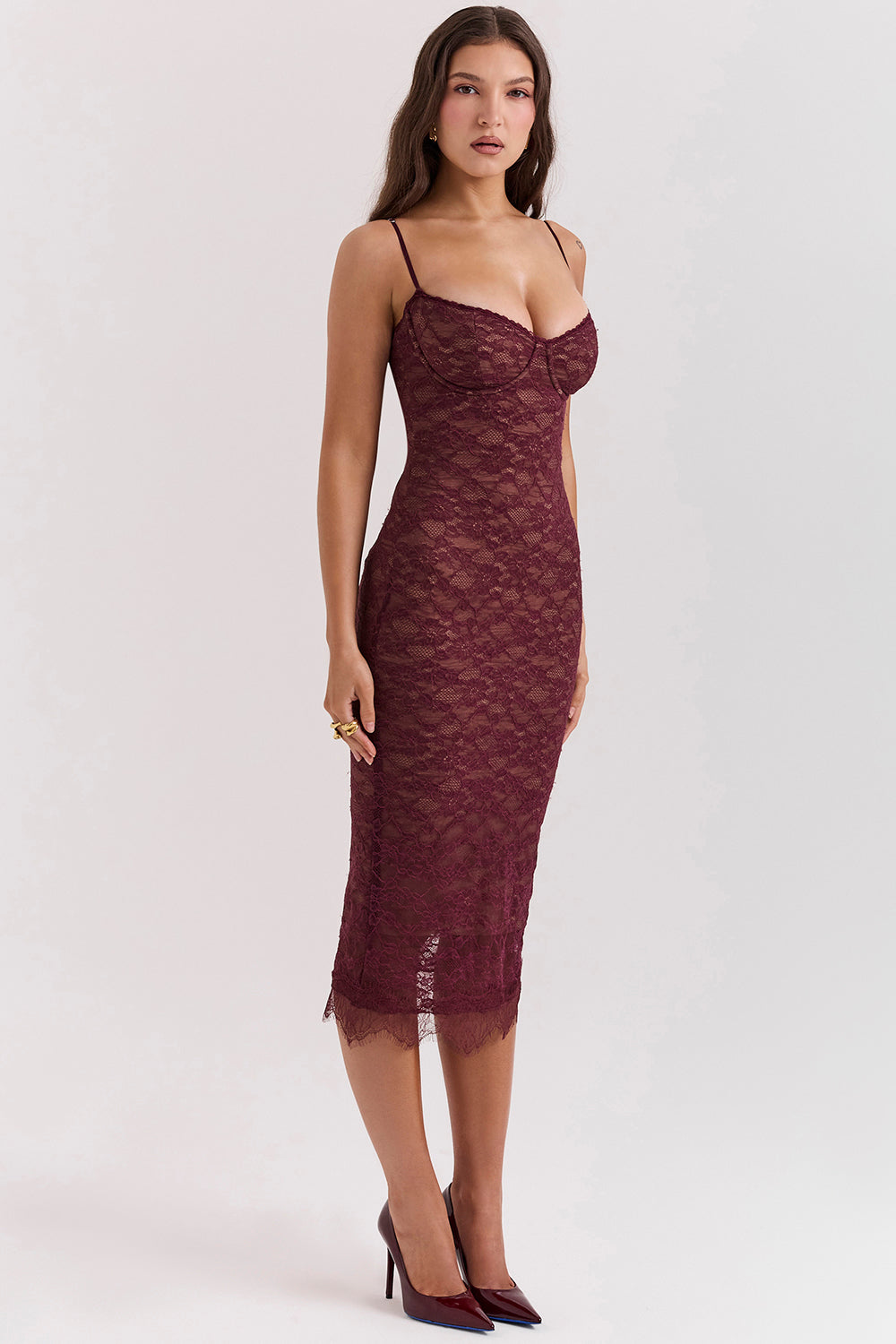 Jenna Bodycon Midi Jurk