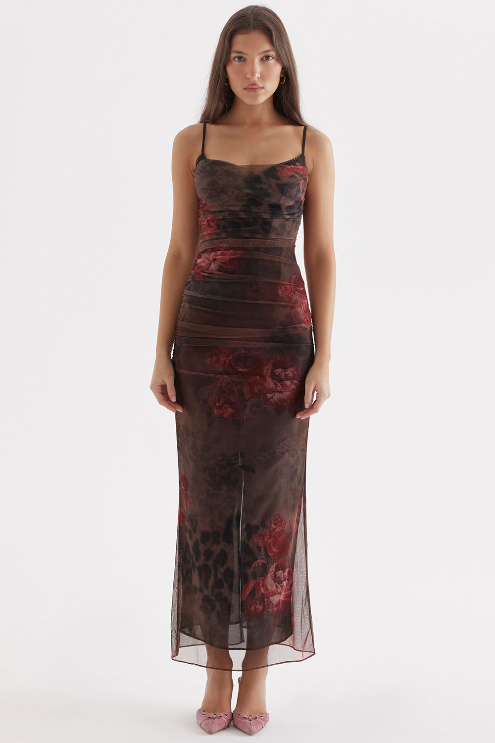 Jazlin Elegante Lange Jurk