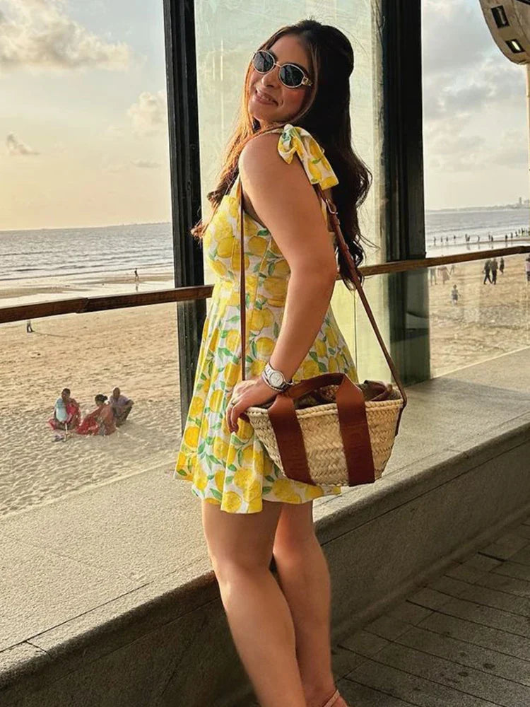Liora Lemon Zomerjurk met Citroenprint