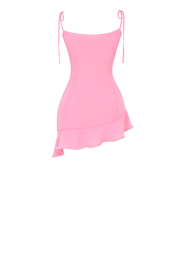 RiRi Mini Jurk met Ruches