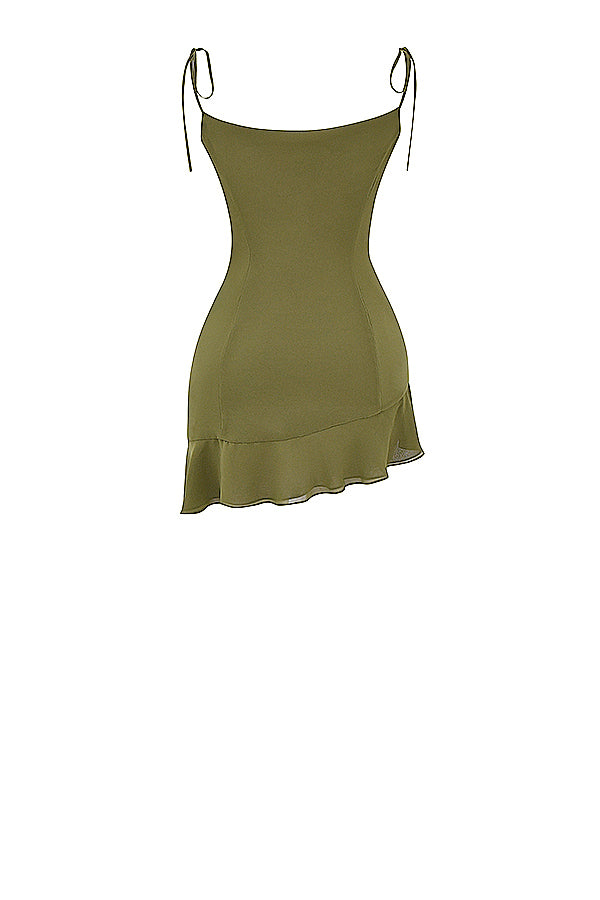 RiRi Mini Jurk met Ruches