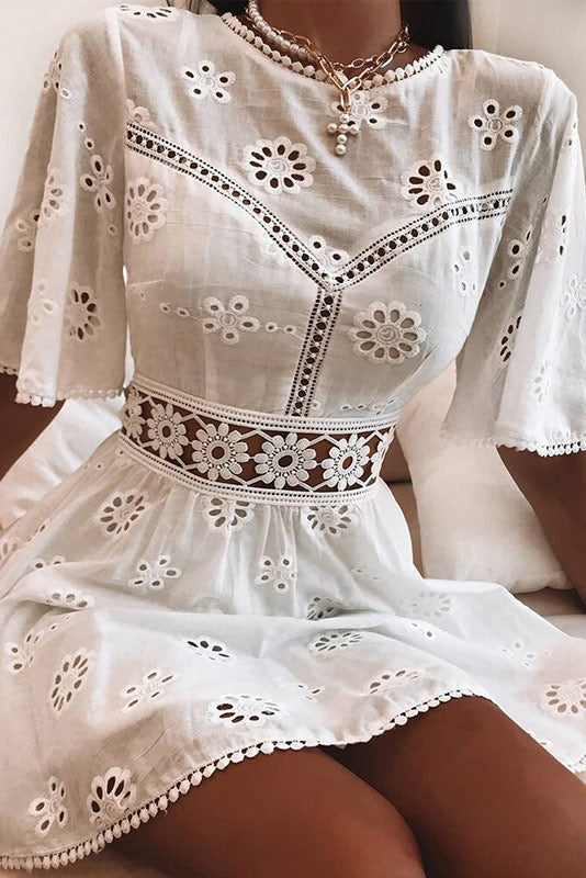 Solenne Boho Ibiza Mini Jurk