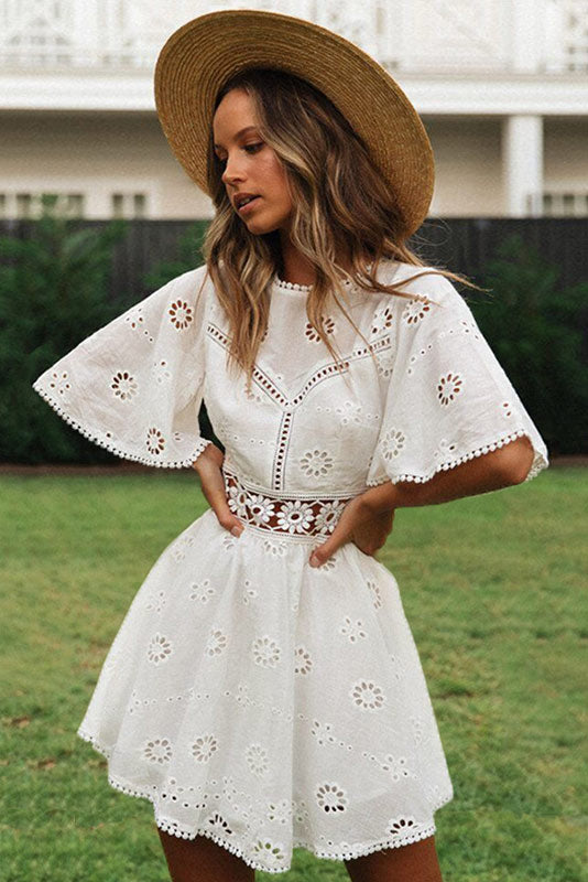 Solenne Boho Ibiza Mini Jurk