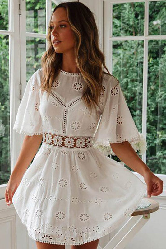 Solenne Boho Ibiza Mini Jurk