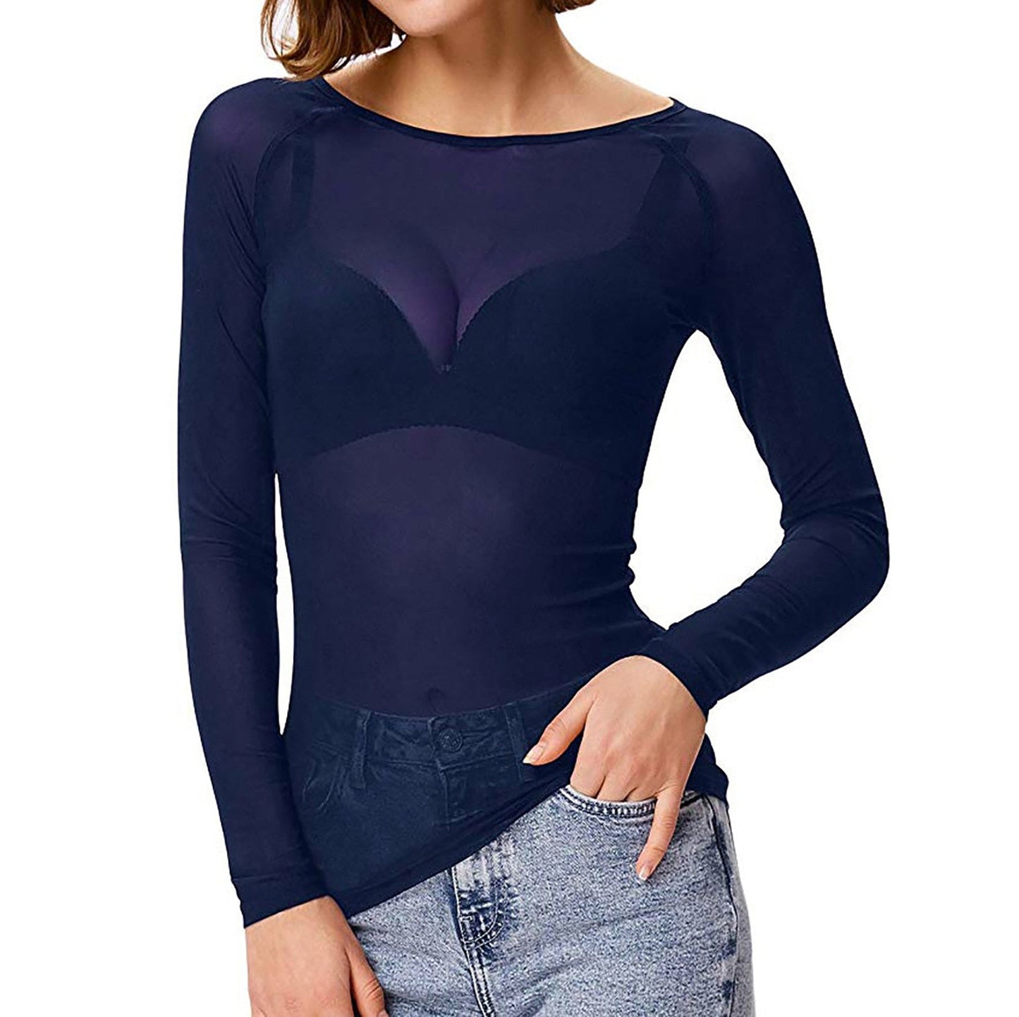 Naïa Sheer Elegance Top