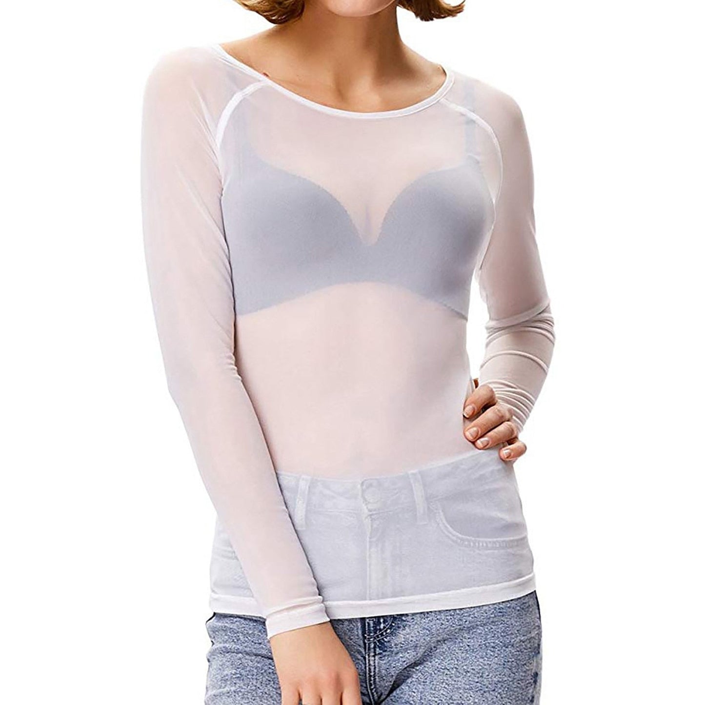 Naïa Sheer Elegance Top