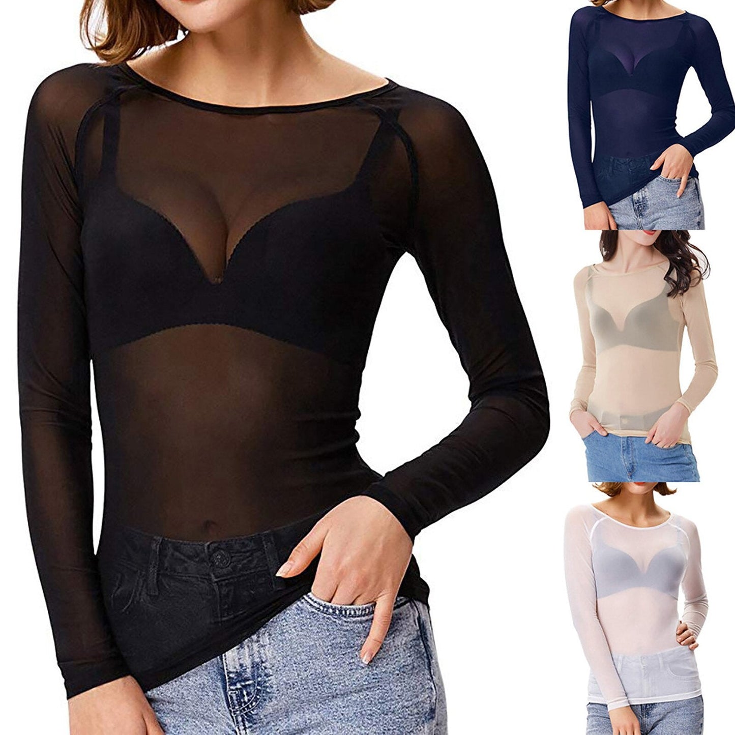Naïa Sheer Elegance Top