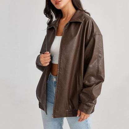 Leren Vintage Bomber Jack