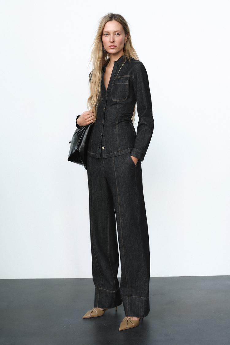 RiRi Getailleerde Denim Set