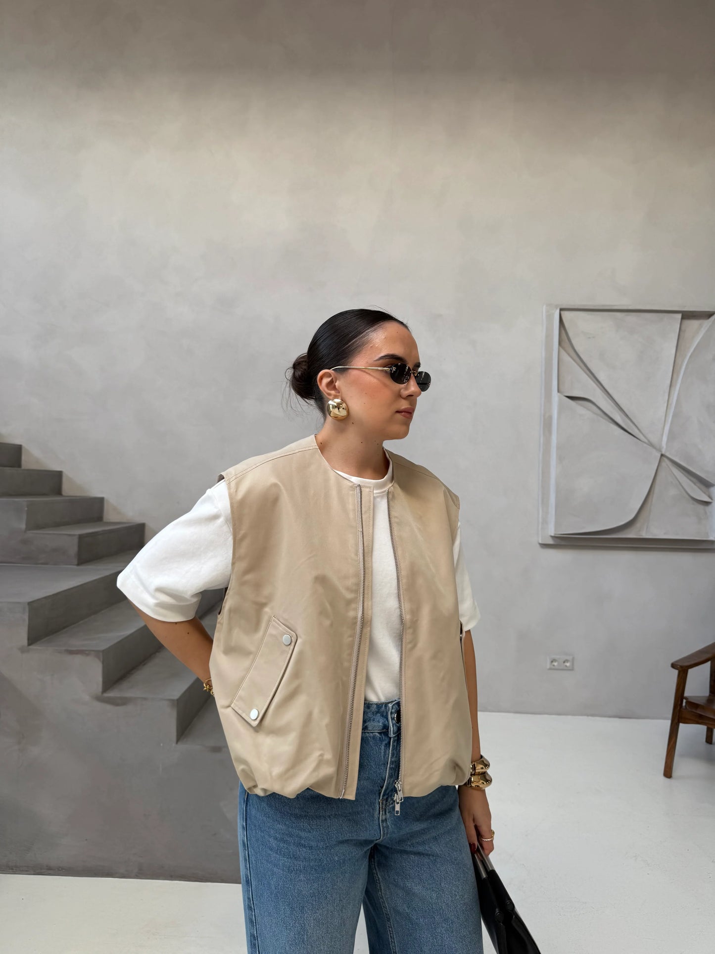 Effortless Mouwloos Lentevest