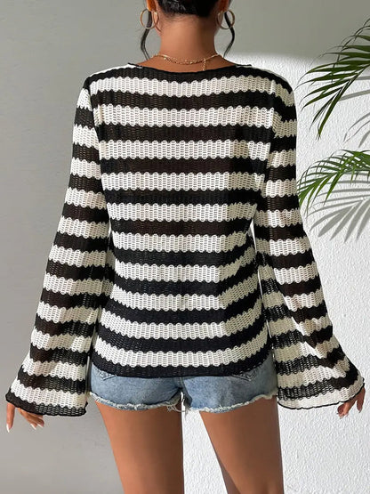 Celina Stripe Top – Chic met een Speelse TwisT