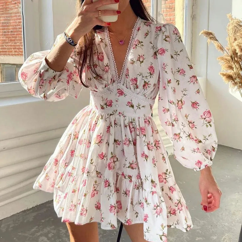 Nivara Bloemen Jurk