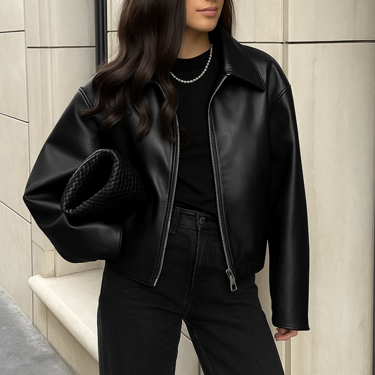 Zipper Leren Jas