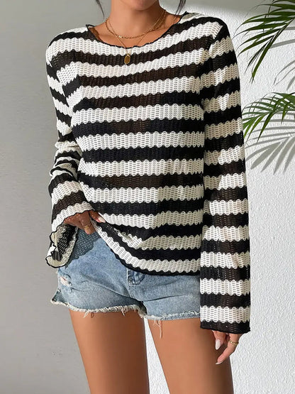 Celina Stripe Top – Chic met een Speelse TwisT