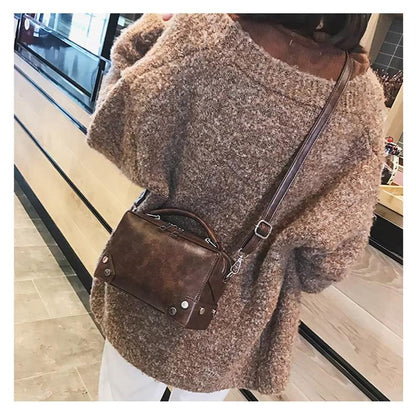 Terina Vintage Leren Schoudertas
