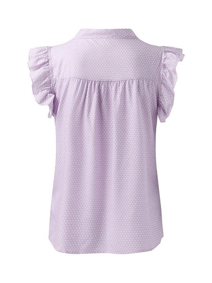 Liliane Vintage-Inspired Stippenblouse