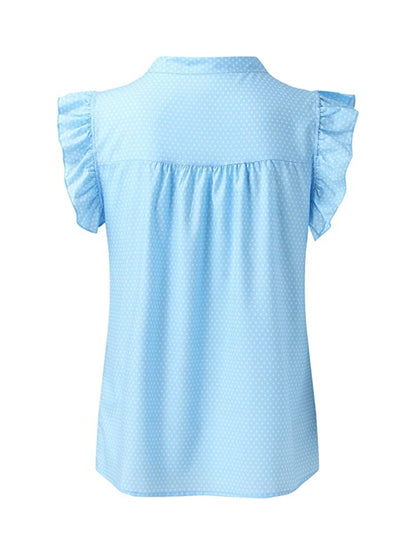 Liliane Vintage-Inspired Stippenblouse