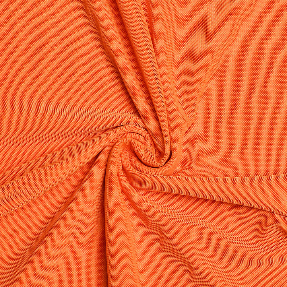 Orange Lange Jurk