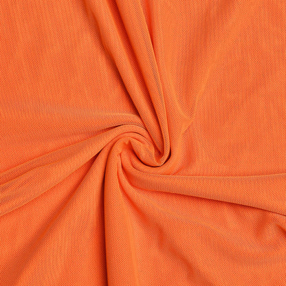 Orange Lange Jurk