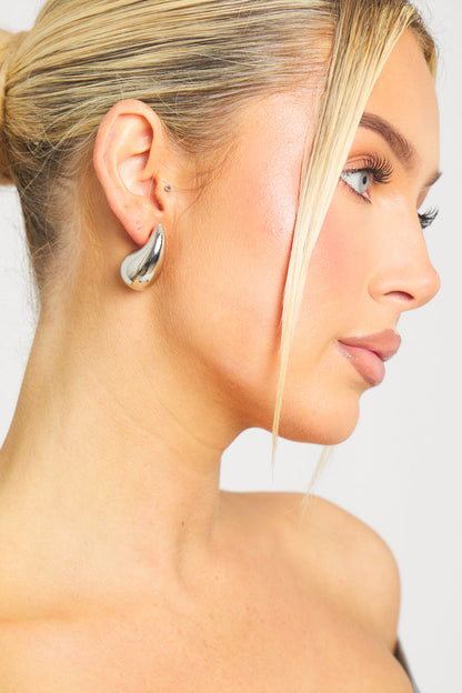 Chunky Teardrop Veneta Oorbellen