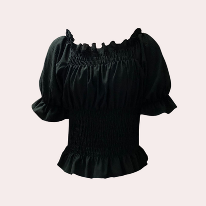 Mirelle Zomerblouse met Pofmouwen